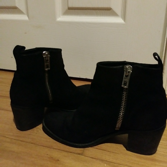 Diesel Chelsea Show pinky ankle black suede boot 7 - Picture 3 of 8